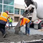 Concrete pouring