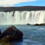 waterfall, water, landscape