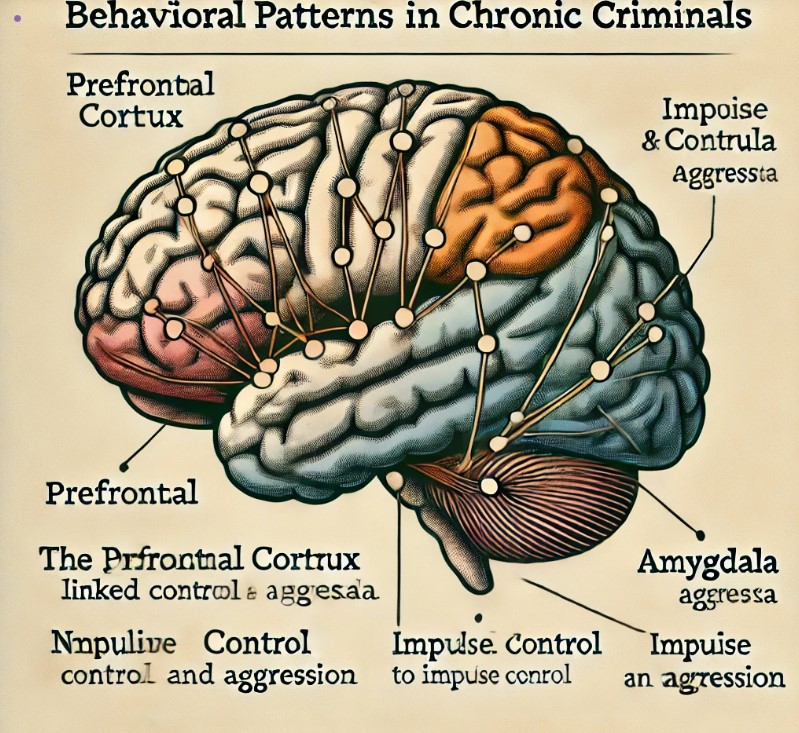 Neurological patterns in chronic criminals